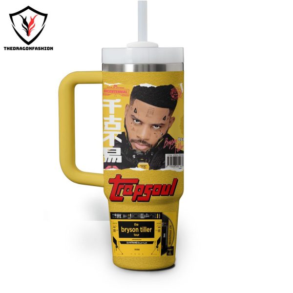 Lately You Say He Been Killin The Vibe Bryson Tiller Tumbler With Handle And Straw