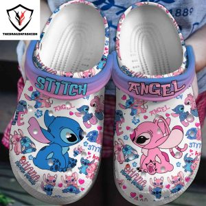 Stitch Angel Ohana Means Family Crocs