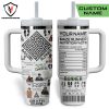 New Found Glory The King Of Wishful Thinking Tumbler With Handle And Straw