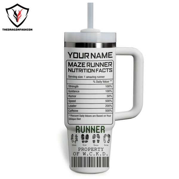 Maze Runner Nutrition Facts The Death Cure Tumbler With Handle And Straw