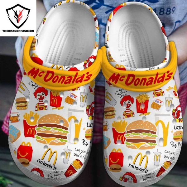 Mc Donald Im Lovin It Design Crocs