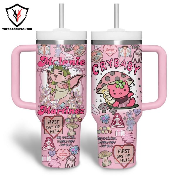 Melanie Martinez Cry Baby Tumbler With Handle And Straw