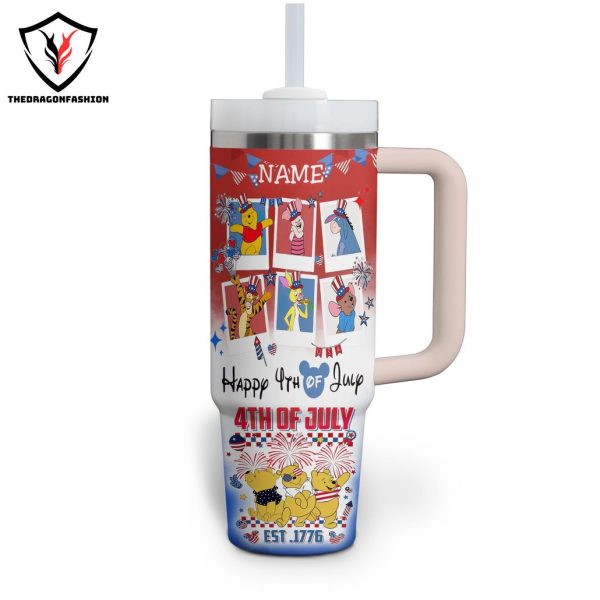 Merica Since 1776 Happy 4th Of July Tumbler With Handle And Straw