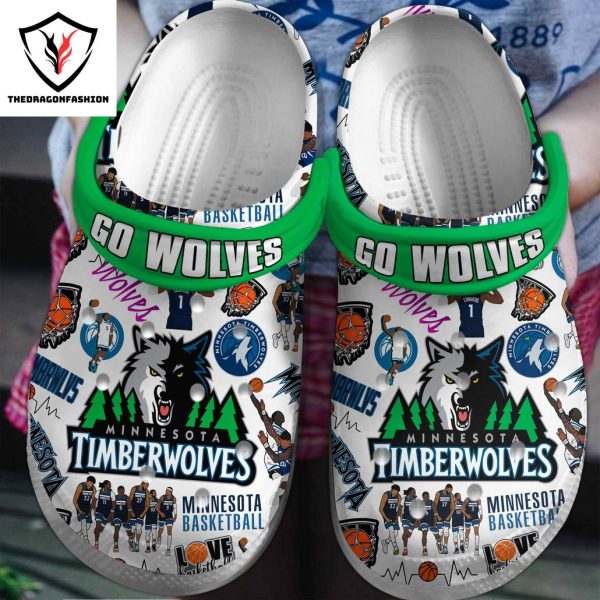 Minnesota Timberwolves Basketball Go Wolves Crocs