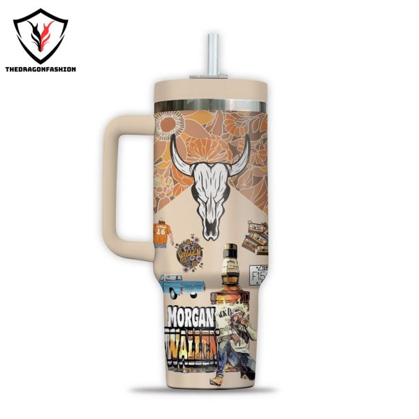 Morgan Wallen Highway Boys Dont Die Tumbler With Handle And Straw