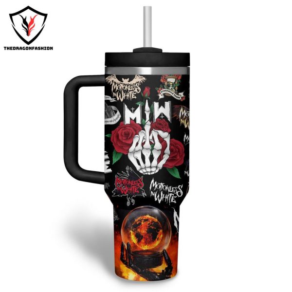 Motionless In White Enternally Yours Tumbler With Handle And Straw