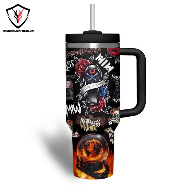 Motionless In White Enternally Yours Tumbler With Handle And Straw