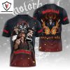 Motorhead Special Design Red 3D T-Shirt