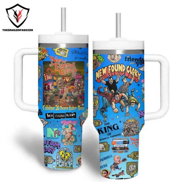 New Found Glory The King Of Wishful Thinking Tumbler With Handle And Straw