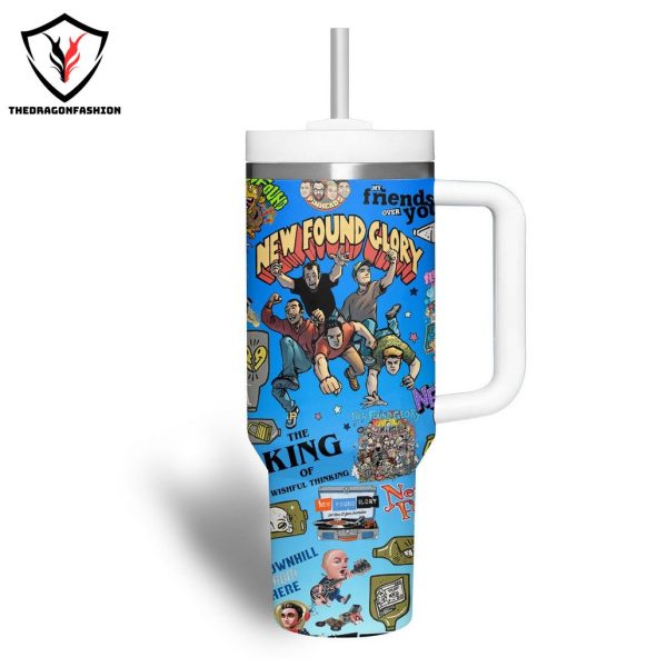 New Found Glory The King Of Wishful Thinking Tumbler With Handle And Straw