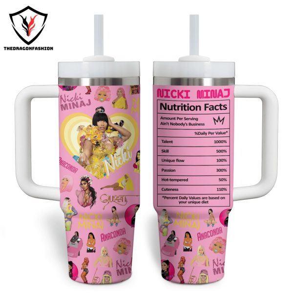 Nicki Minaj Anaconda Tumbler With Handle And Straw