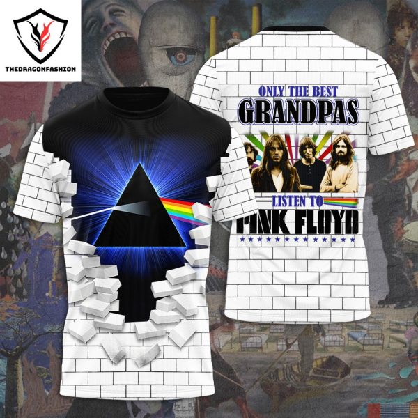 Only The Best Grandpas Listen To Pink Floyd 3D T-Shirt