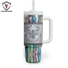 Rammstein Keine Lust Russia Tumbler With Handle And Straw