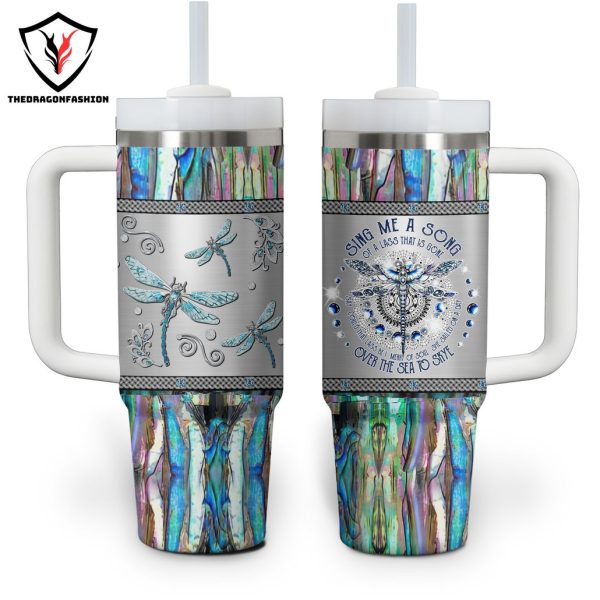 Outlander Sing Me A Song Tumbler With Handle And Straw