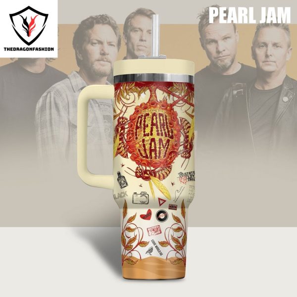 Pearl Jam Tumbler With Handle And Straw