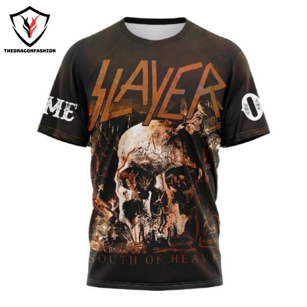 Personalize Slayer South Of Heaven Design 3D T-Shirt