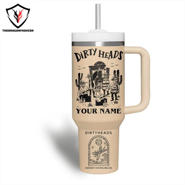 Personalized Dirty Heads Tumbler With Handle And Straw