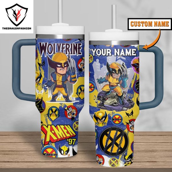 Personalized Wolverine X-Men 97 Tumbler With Handle And Straw