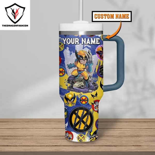 Personalized Wolverine X-Men 97 Tumbler With Handle And Straw