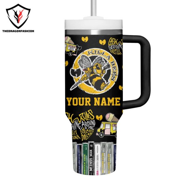 Personalized Wu-Tang Clan Tumbler With Handle And Straw