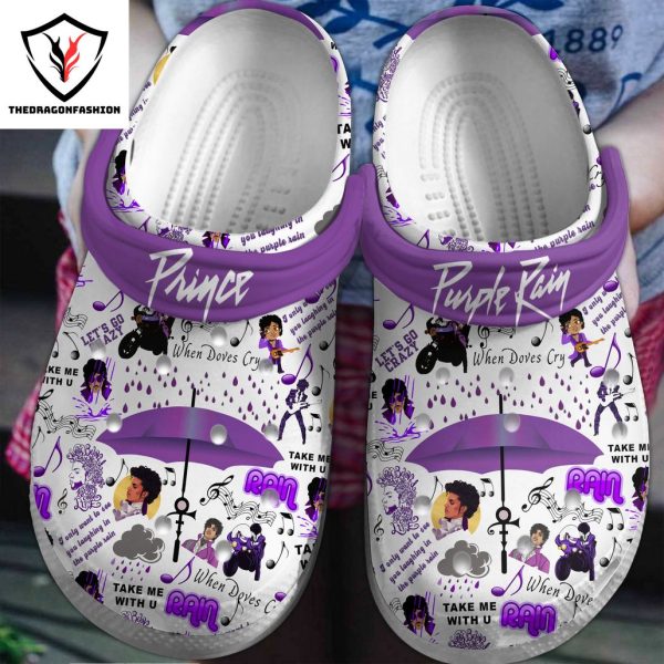 Prince Purple Rain Crocs