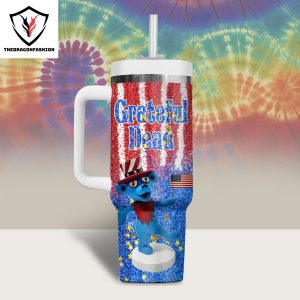 Grateful Dead Tumbler With Handle And Straw