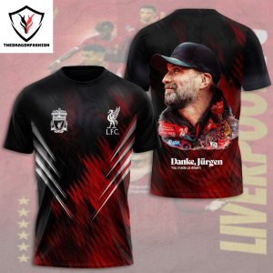 Liverpool F.C Danke Jurgen You Made Us Dream Desihn 3D T-Shirt