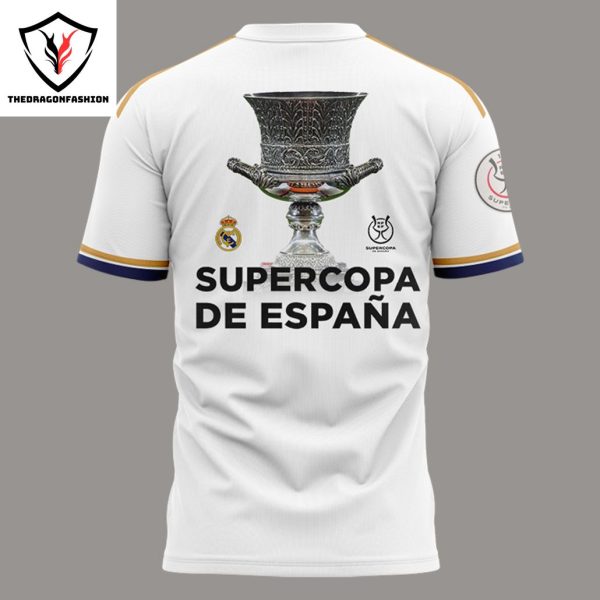 Real Madrid Club Supercopa De Espana 2024 3D T-Shirt