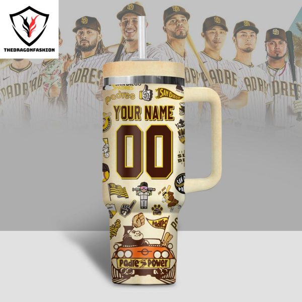 San Diego Padres 1984 Let Yourself Go Tumbler With Handle And Straw