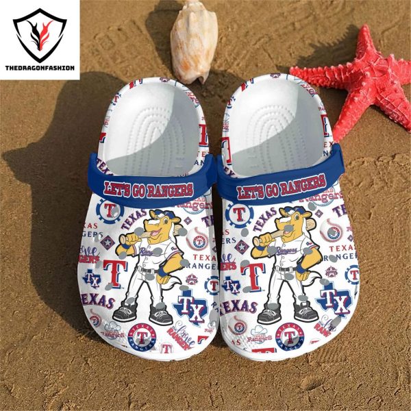 Texas Rangers Lets Go Rangers Crocs