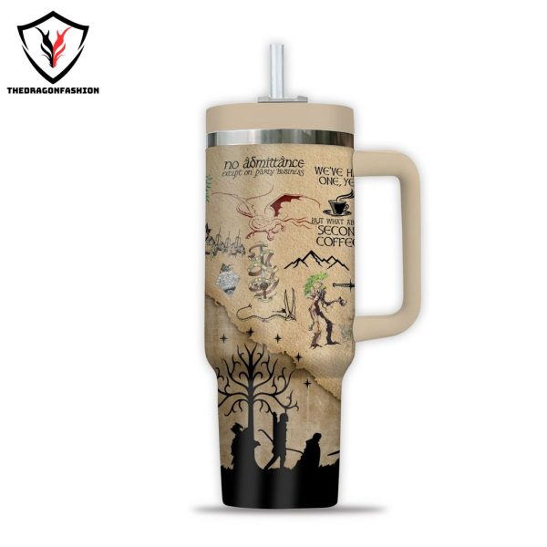 The Lord Of The Rings Tumbler With Handle And Straw