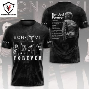 Bon Jovi Forever Design 3D T-Shirt