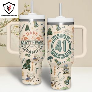 Dave Matthews Band I Will Go In This Way And Find My Own Way Out Tumbler With Handle And Straw