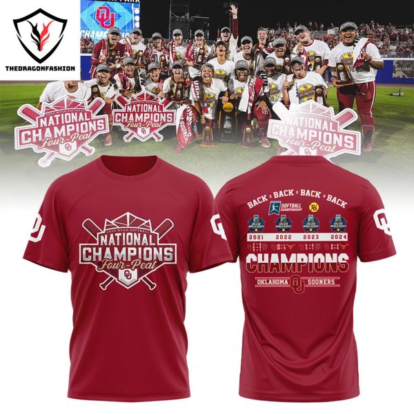 2024 Big 12 Softball Conference Tournament Champions Oklahoma Sooners 3D T-Shirt