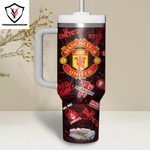 Manchester United Red Devils Tumbler With Handle And Straw