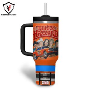 The Dukes Of Hazzard Tumbler With Handle And Straw