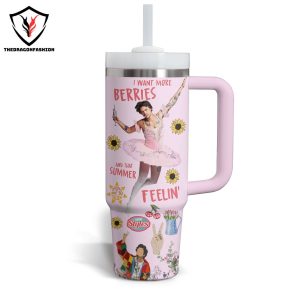 Harry Styles Watermelon Sugar Tumbler With Handle And Straw