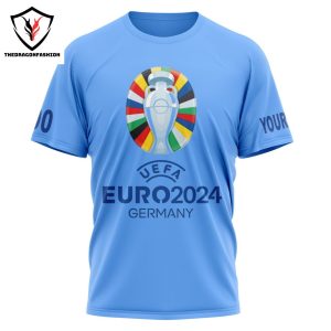 UEFA Euro 2024 Germany – Allez Les Bleus Never Stop 3D T-Shirt