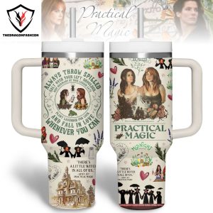 Practical Magic Tumbler With Handle And Straw