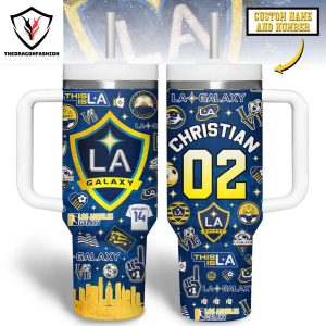 Christian Wilhelmsson LA Galaxy Tumbler With Handle And Straw