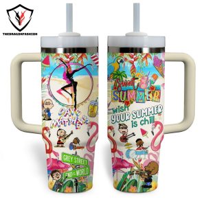 Dave Matthews Band Sweet Summer Wish Your Summer Is Chill Tumbler With Handle And Straw