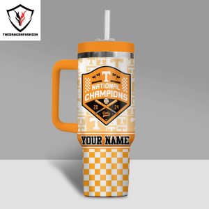 Personalized National Champions 2024 NCAA Tennessee Volunteers Tumbler With Handle And Straw