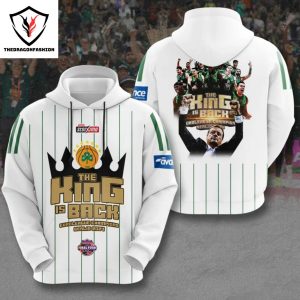 Panathinaikos Bc The King Is Back Euroleague Champions Berlin 2024 Hoodie