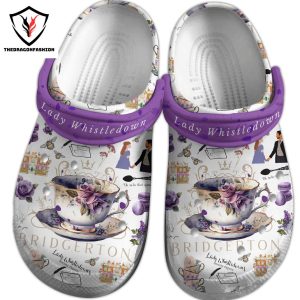 Lady Whistledown Bridgerton Design Crocs