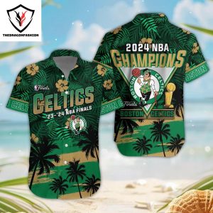 2023-24 Boston Celtics Nba Finals Champions Summer Hawaiian Shirt