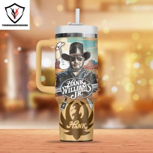 Hank Williams Jr Born To Boogie Tumbler With Handle And Straw