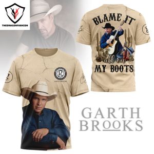 Garth Brooks Blame It All On My Roots 3D T-Shirt
