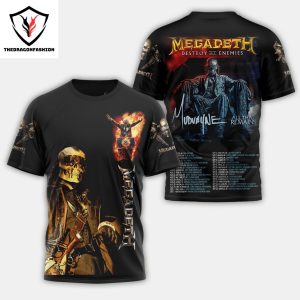 Megadeth Destroy All Enemies 3D T-Shirt