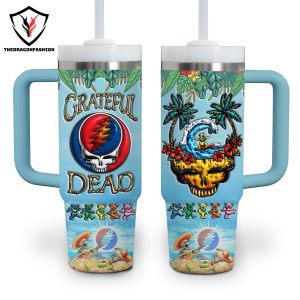 Grateful Dead For Fan Tumbler With Handle And Straw