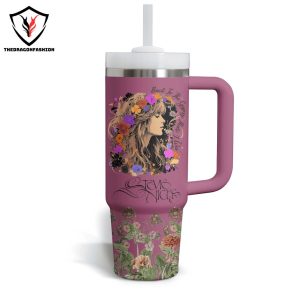 Stevie Nicks For Fan Tumbler With Handle And Straw